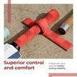 Lifelong Chevron Bat Grip – Soft Rubber, Ergonomic & Durable for All Players