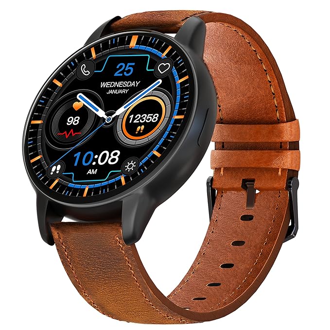 Vibez by Lifelong Emerald Men Smartwatch with Bluetooth Calling