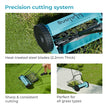 Lifelong 16-Inch Manual Lawn Mower, 5-Blade Reel Cutter with 30L Grass Catcher