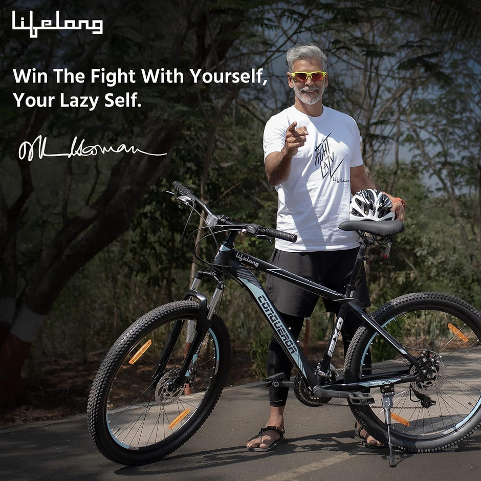 MTB 27.5T Gear Cycle – 21-Speed Shimano Mountain Bike for Men & Women (Conqueror)