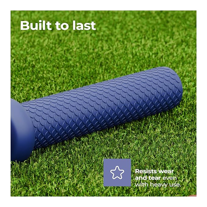 Lifelong Bat Grip – Ring Texture, Ergonomic Soft Rubber Grip for Better Swing & Comfort