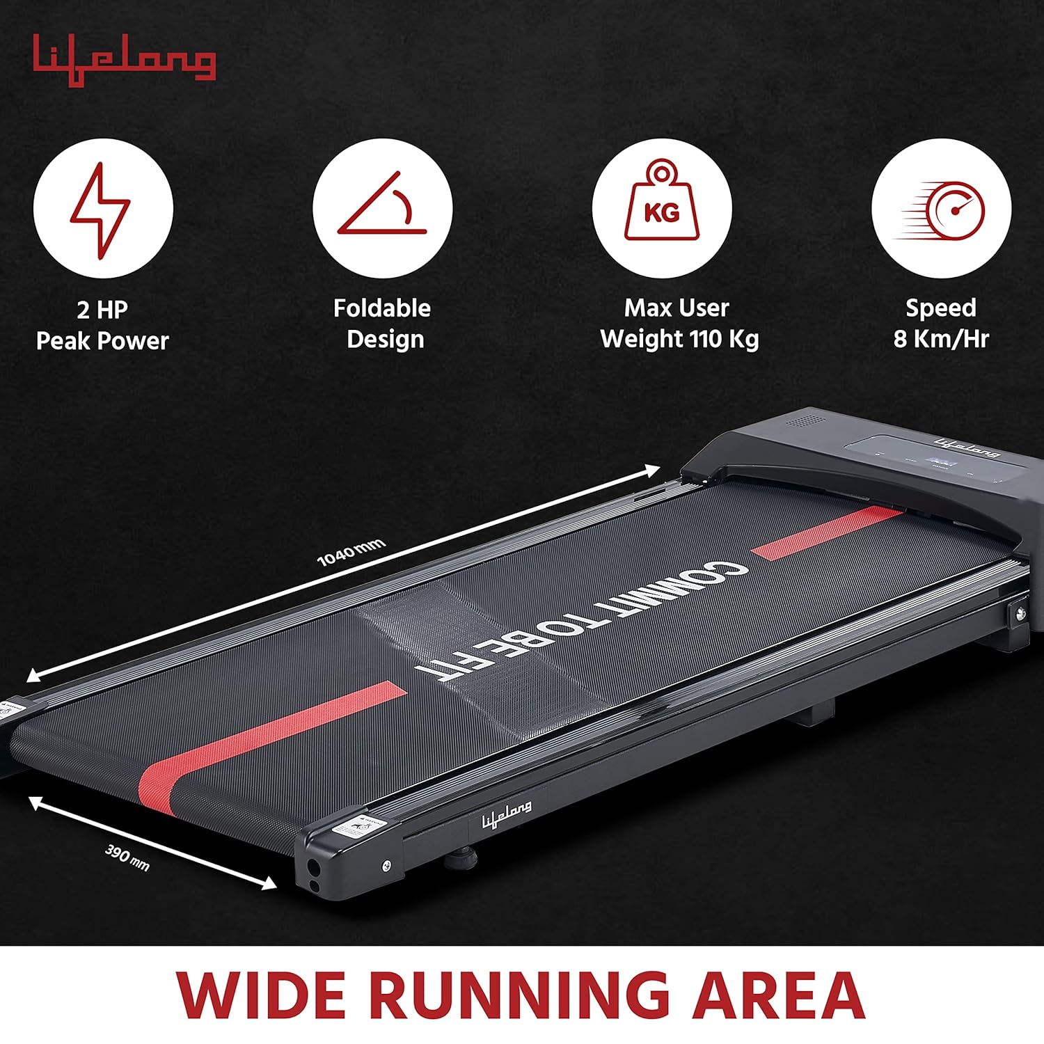 Fit Pro Treadmill – 2HP Motor