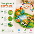 Lifelong Jungle Piano Playgym with Lights, Music & Tummy Time Activity Mat