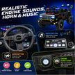 Lifelong Jeepster Kids Electric Ride-On Car (Black)