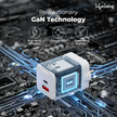 Lifelong 45W Super-Fast GaN Charger PD Technology | 1 USB A + 1 Type C Port | iPhone 17/16/15/14 (Including Pro Max), Android, Samsung | Laptops - MacBook, Dell, HP, Lenovo, Acer, ASUS