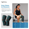 Lifelong 3D Knee Cap Compression Sleeve (XL) | Knee Support Brace, Anti Slip Base, Breathable Lightweight Fabric | Sports Gym & Daily Wear | Secure Ergonomic Adjustable Fit for Men & Women