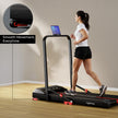 Lifelong 4.5HP Walking Pad Treadmill | Max Speed 10 km/h | LED Display | Under Desk Treadmill Foldable | Walking Pad for Home Gym | Gym Equipment for Home Workout | 100 kg Capacity
