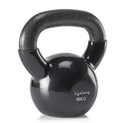 10kg Cast Iron Kettlebell with Flat Bottom