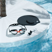Lifelong Silicone Swimming Kit – Goggles, Cap, Earplugs & Nose Clip | Anti-Fog & Waterproof (Black)