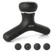 Lifelong Flathead Massager | Body Massager for Pain Relief | 4 Specialized Heads for Targeted Therapy | 4 Speed Levels | Full Body Electric Percussion Massager for Adults & Children