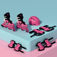 Kids Inline Skates with Safety Kit