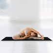 Lifelong Yoga mat for Women & Men EVA Material 8mm Black Anti Slip for Gym Workout