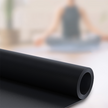 Lifelong Yoga mat for Women & Men EVA Material 8mm Black Anti Slip for Gym Workout