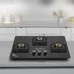 Lifelong 3 Burner Hob Gas Stove – Toughened Glass Top with Auto Ignition for Modern Kitchen (LLHT923)