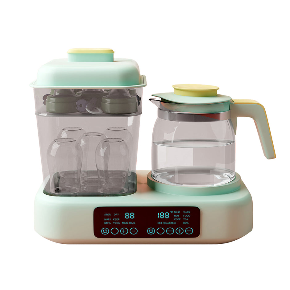 Lifelong Cuppy Baby Bottle Sterilizer & Warmer | 5-Bottle Capacity with Drying & Kettle Function