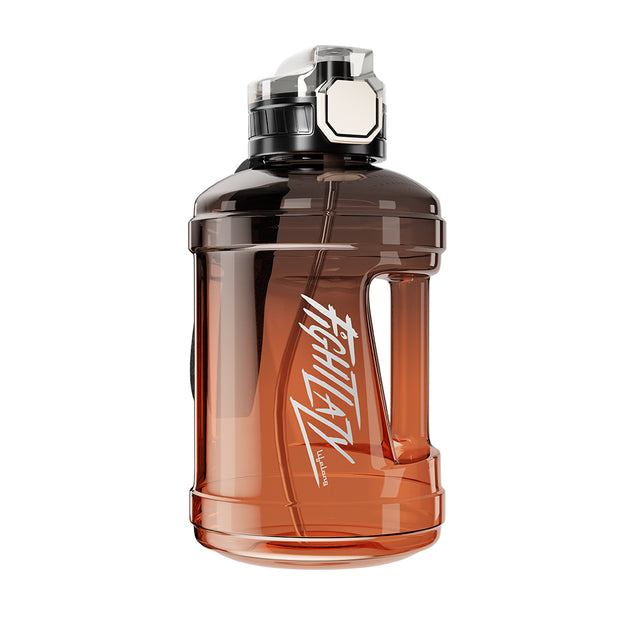 Lifelong 1.6L Gallon Water Bottle for Gym, Sports & Home | Sturdy Plastic Bottle for Men & Women – Orange