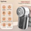 Lifelong 2-in-1 Lint Remover with Brush, 9000 RPM Fabric Shaver – AA Battery