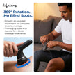 Lifelong Flathead Massager | Body Massager for Pain Relief | 4 Specialized Heads for Targeted Therapy | 4 Speed Levels | Full Body Electric Percussion Massager for Adults & Children
