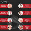 Lifelong Electric Handheld Pain Relief Full Body Massager for Neck, Back, Leg & Foot