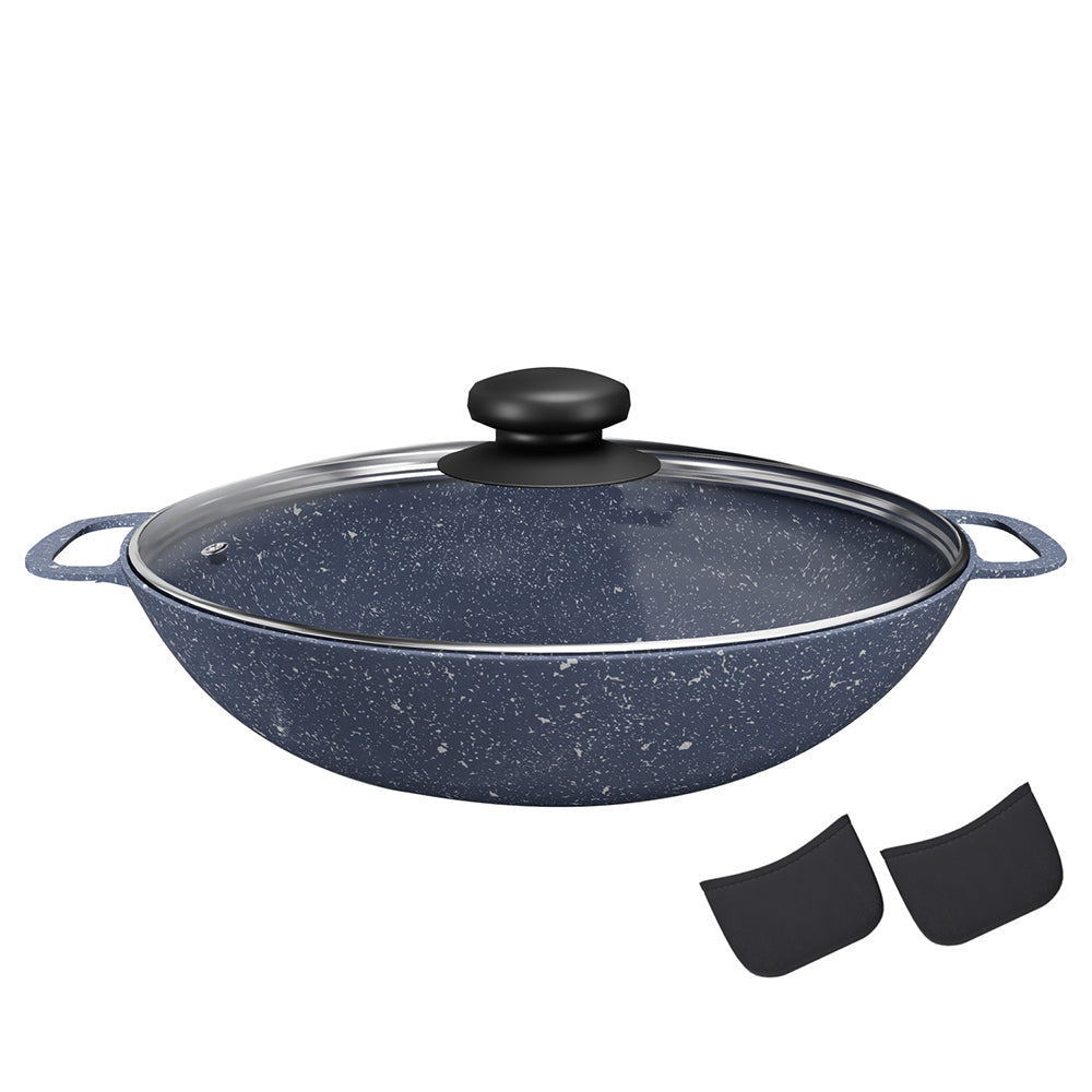 Die-Cast Aluminium Kadhai with Lid