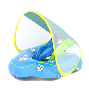 Baby Swimming Float with Canopy & Safety Harness