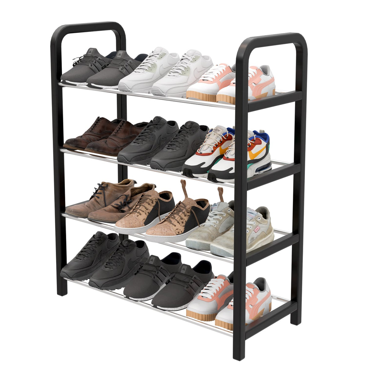4-Tier Alloy Steel Shoe Rack