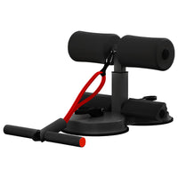 Sit-Up Bar with Resistance Tubes and Dual Suction