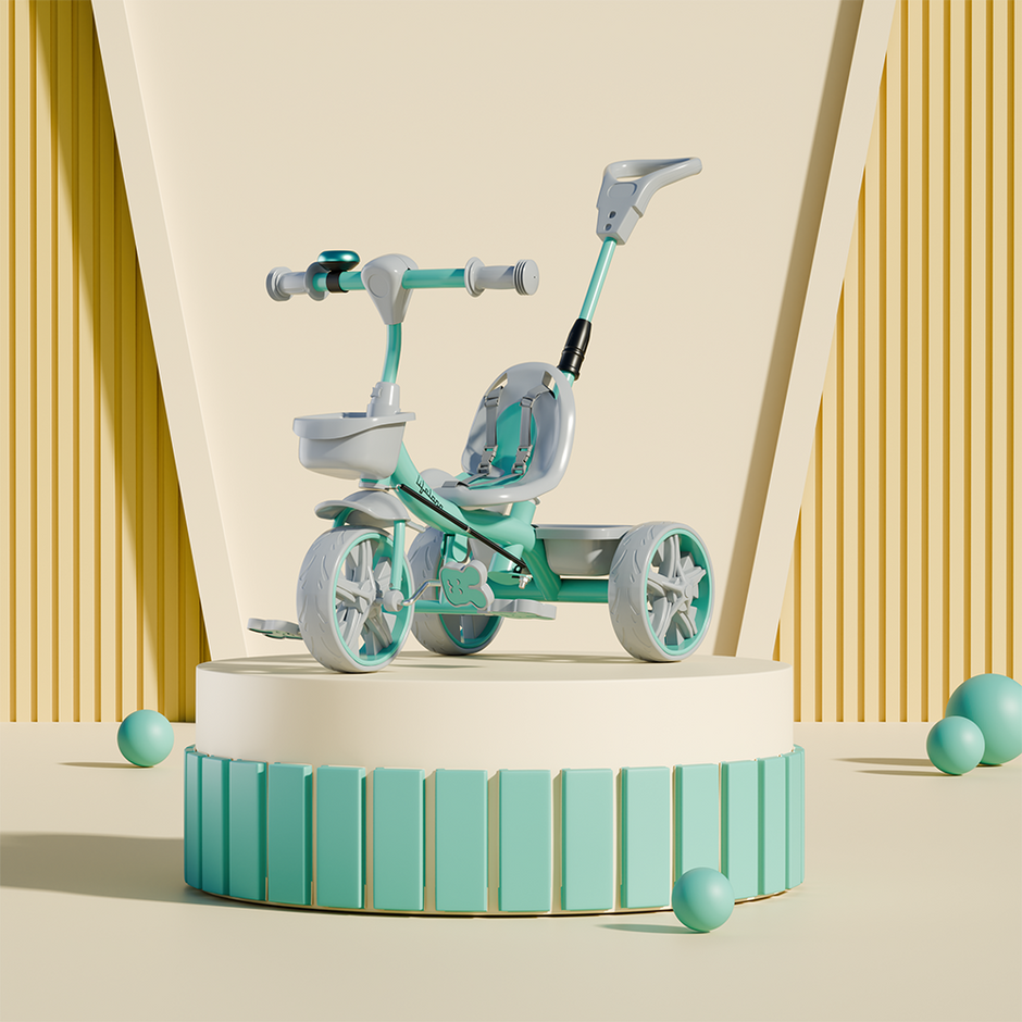 Kids Tricycle with Eva wheels 4 IN 1