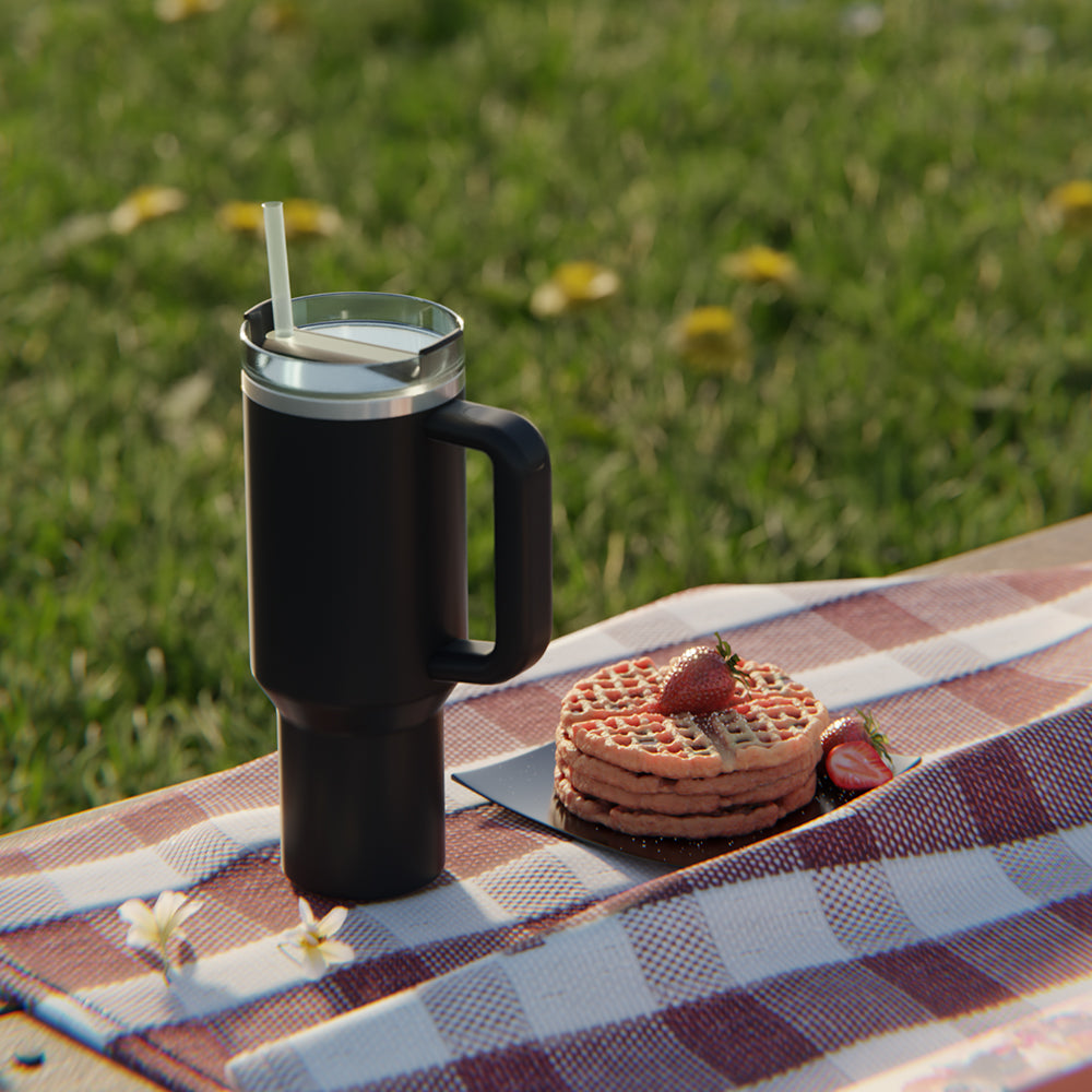 Lifelong Double Walled Vacuum Insulated Tumbler 1200ml-Black-2015251313001