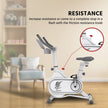Fit Pro Spin Bike — 120 kg Capacity | 7 kg Flywheel | 12 Resistance Levels | Heart‑Rate LCD