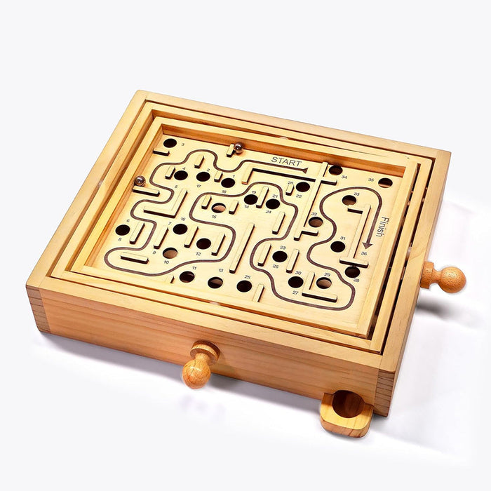 Wooden Labyrinth Maze Game