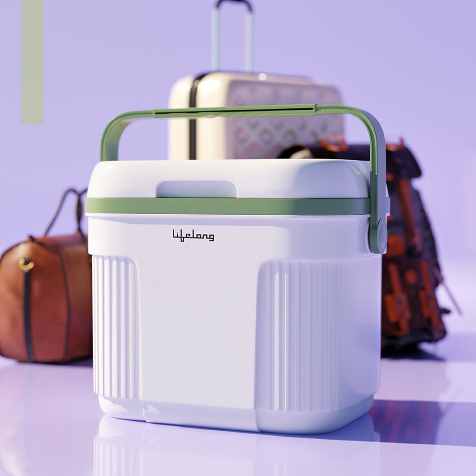 Lifelong Insulated Chiller Ice Box Standard Size for Travel Party Bar|Ice Cubes|Medical Purpose|Insulated Chiller Ice Box 10 LTR