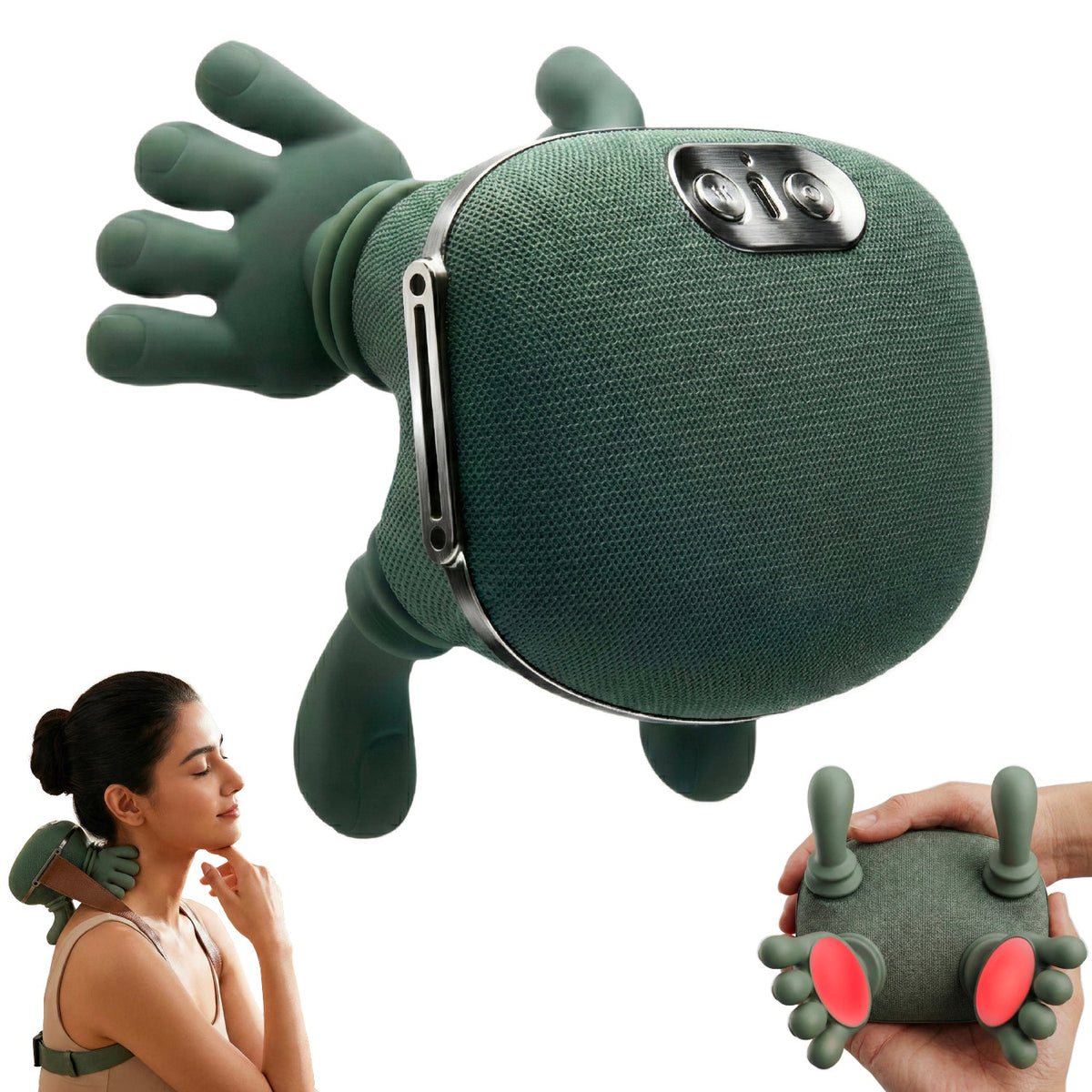 4D Kneading Cordless Neck Massager