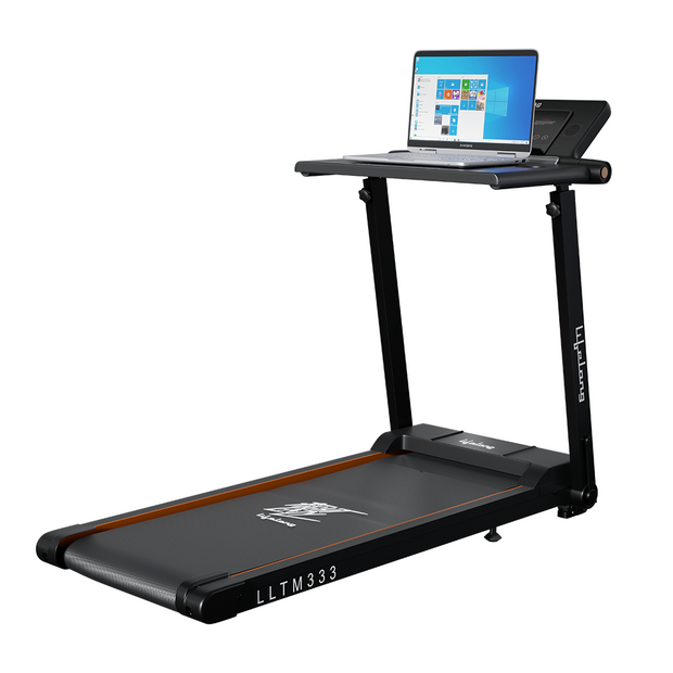 Lifelong Treadmill LLTM333 Fit Pro 2HP Peak DC Motorized| Under Desk Treadmill|Black