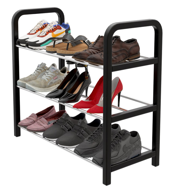 Multipurpose shoe rack 3-tier