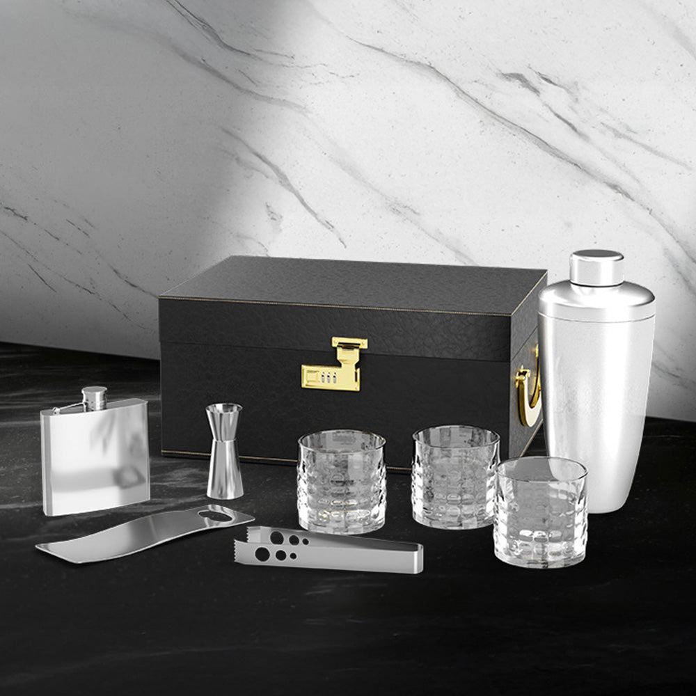 8-Piece Stainless Steel Bar Set