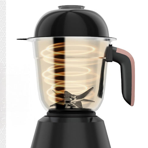 Edel By Lifelong Premio 1.0 500 W Mixer Grinder, 3 Jar