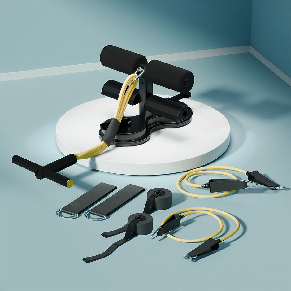 Lifelong Ab Exerciser With Double Suction Cup Sit-Up Bar