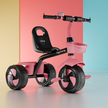 Lifelong Kids Tricycle with Eva wheels, bell and Storage Basket / baby Trike/ Age Group 2 Year to 5years/ Pink & Black