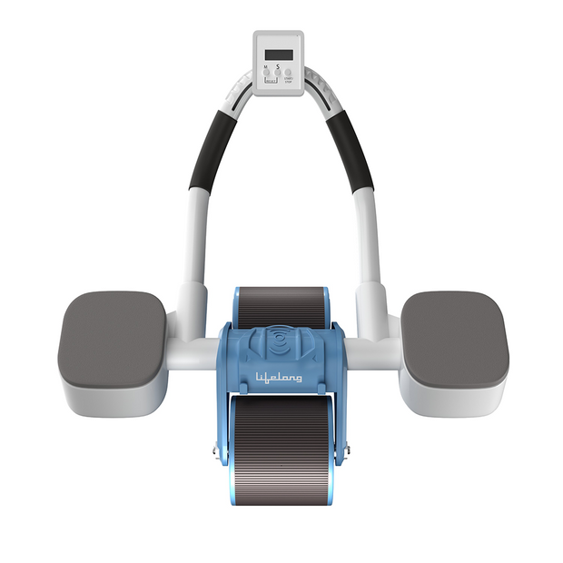 LLAR05 Lifelong Abs Roller For Men-Abdominal Exercise Equipment-Ab Roller With Timer,Mobile Holder & Knee Pad-Exercise Wheels