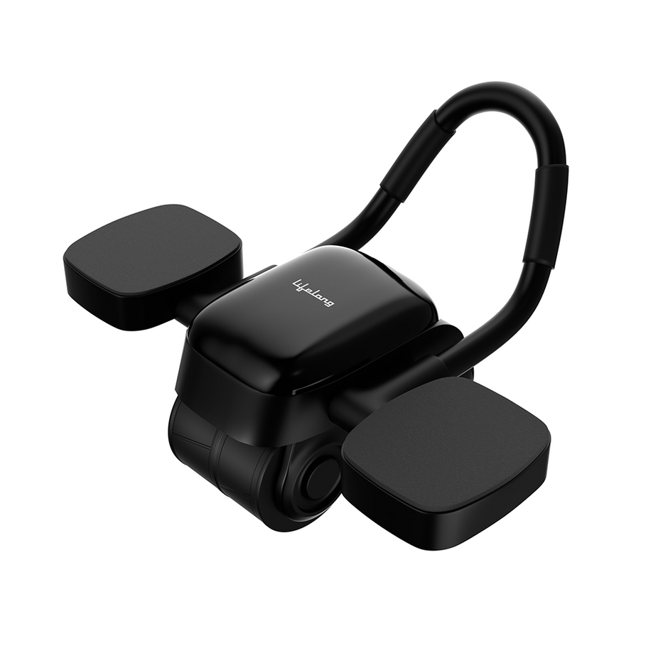 LLAR06 Abdominal Roller with Elbow Support : Latest Upgraded High-Performance Exercise Machine With Automatic Rebound, Anti-Slip Design