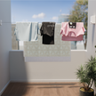 Lifelong Single Line Retractable Clothesline, Wall Mounted ABS case+Aluminum Dryer with Adjustable Stainless SteelÂ Rope