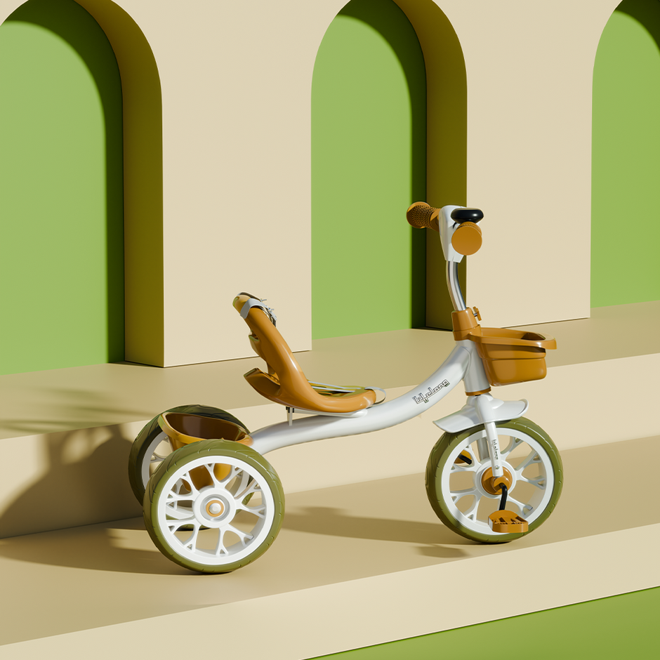 Lifelong Kids Tricycle with Eva wheels, bell and Storage Basket / baby Trike/ Age Group 2 Year to 5years LLKTC11