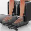 Lifelong Foldable Leg Massager 2 in 1 Foot Massager Machine & Ottoman Rest (Convertible ottoman)|| Black