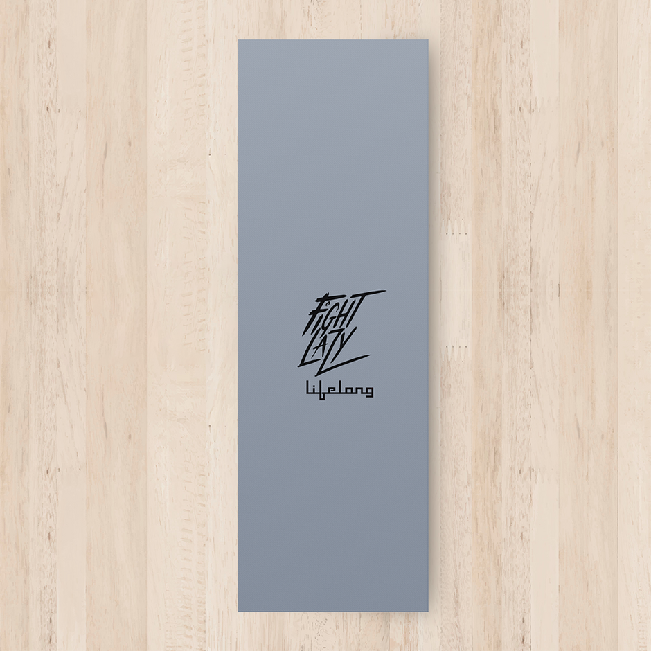 Lifelong Yoga mat for Women & Men EVA Material 10mm Grey Anti Slip for Gym Workout