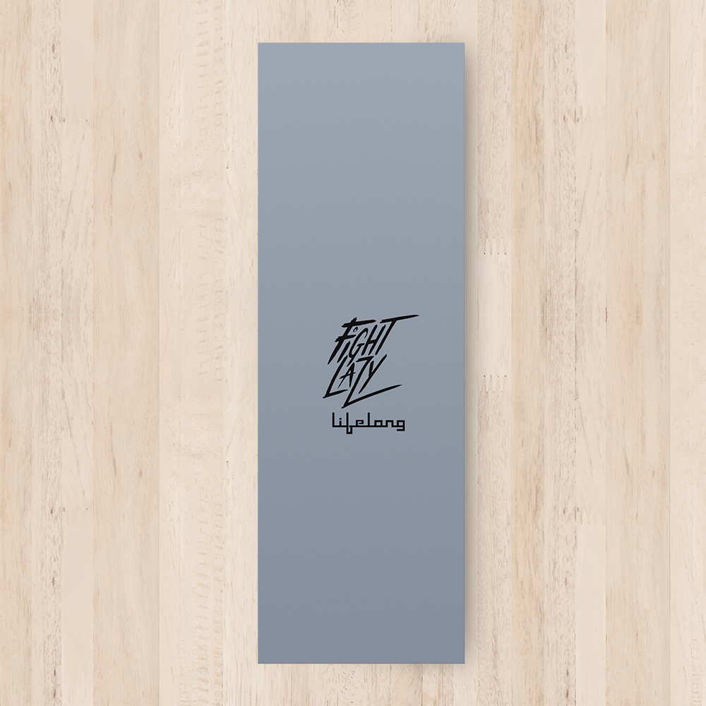 Lifelong Yoga mat for Women & Men EVA Material 10mm Grey Anti Slip for Gym Workout