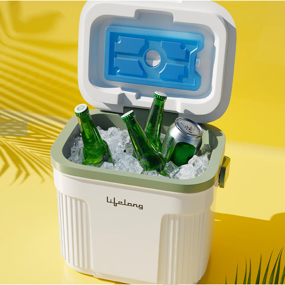 Lifelong Insulated Chiller Ice Box Standard Size for Travel Party Bar|Ice Cubes|Medical Purpose|Insulated Chiller Ice Box 10 LTR