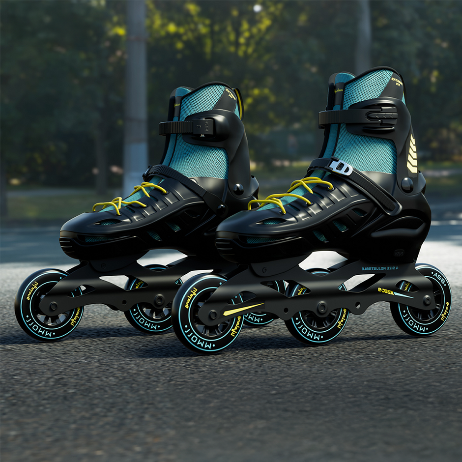 Lifelong Adjustable 3 wheel Inline skates shoes for Boys and Girls Liner Roller Skates - XL