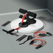 Lifelong Sit-Up Bar with Resistance Tubes - Dual Suction | 3 Height Levels | Portable Home Gym Equipment