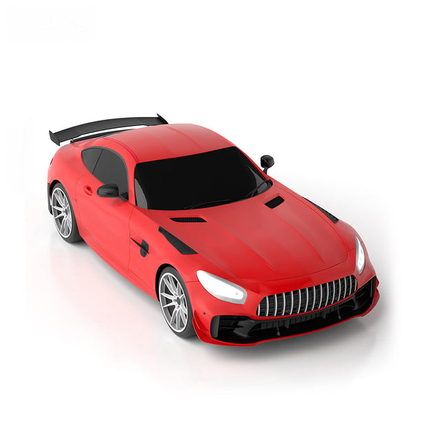 Lifelong Cuppy Rechargeable Remote Control Car for Kids – 2.4GHz RC Car with LED Headlights, Multi-Directional Movement, Type-C Charging & Anti-Skid Tyres (Red, BIS Certified, LLCRRC01)